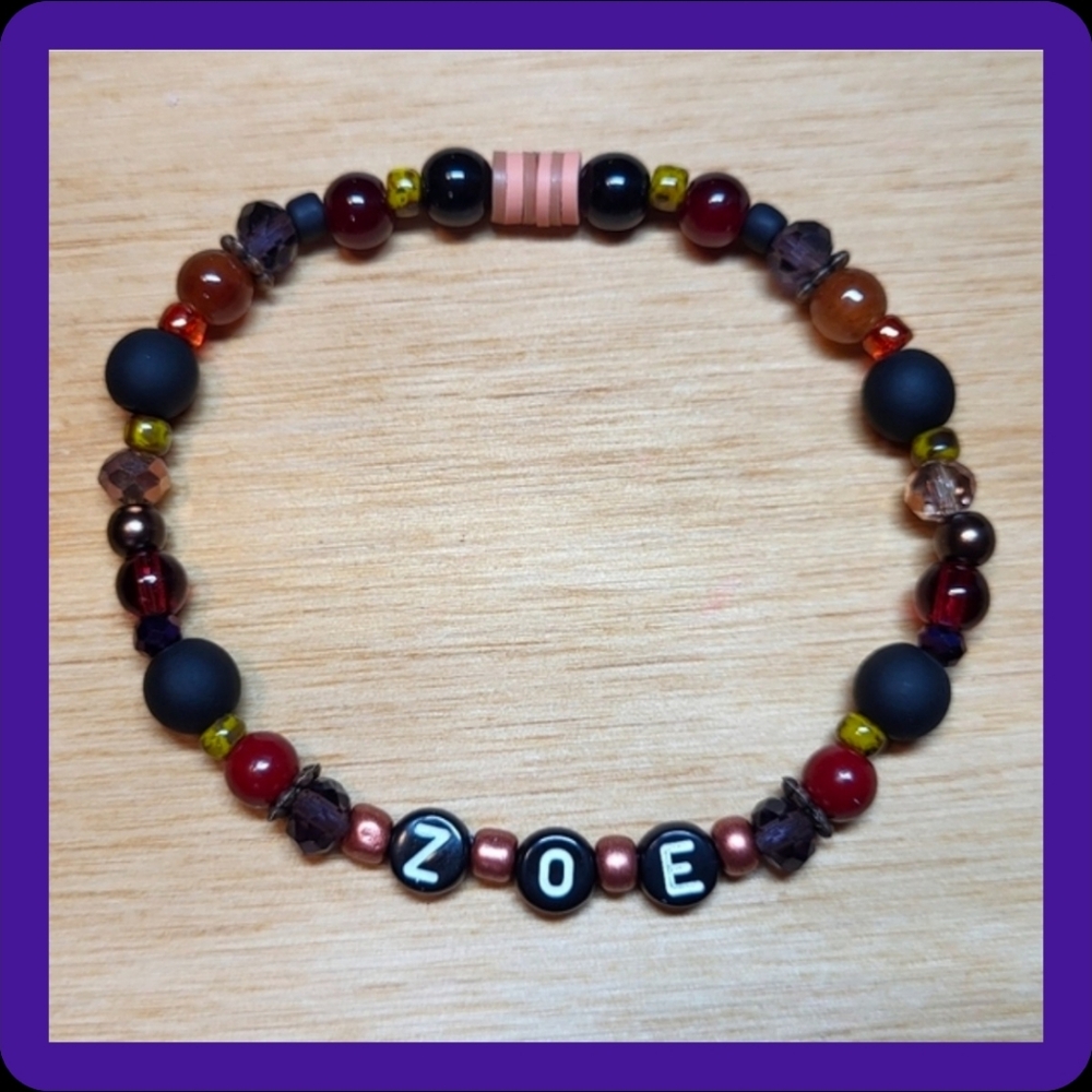 Zoe- Firefly Friendship Bracelet, 8"